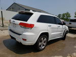 2014 Jeep Grand Cherokee Overland White vin: 1C4RJECT0EC122886