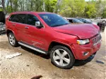 2014 Jeep Grand Cherokee Overland Red vin: 1C4RJECT6EC213550