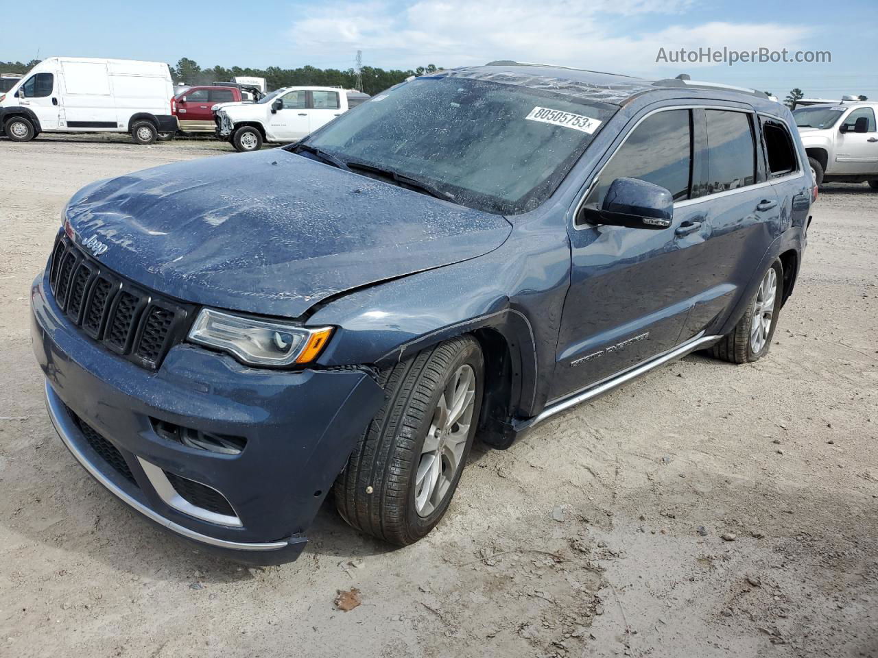 2021 Jeep Grand Cherokee Summit Blue vin: 1C4RJEJG3MC656971