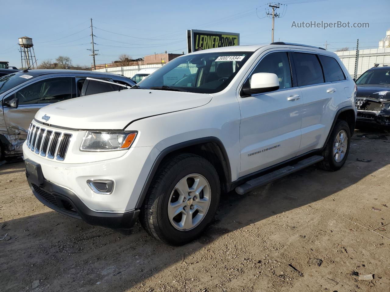 2014 Jeep Grand Cherokee Laredo White vin: 1C4RJFAG0EC186583