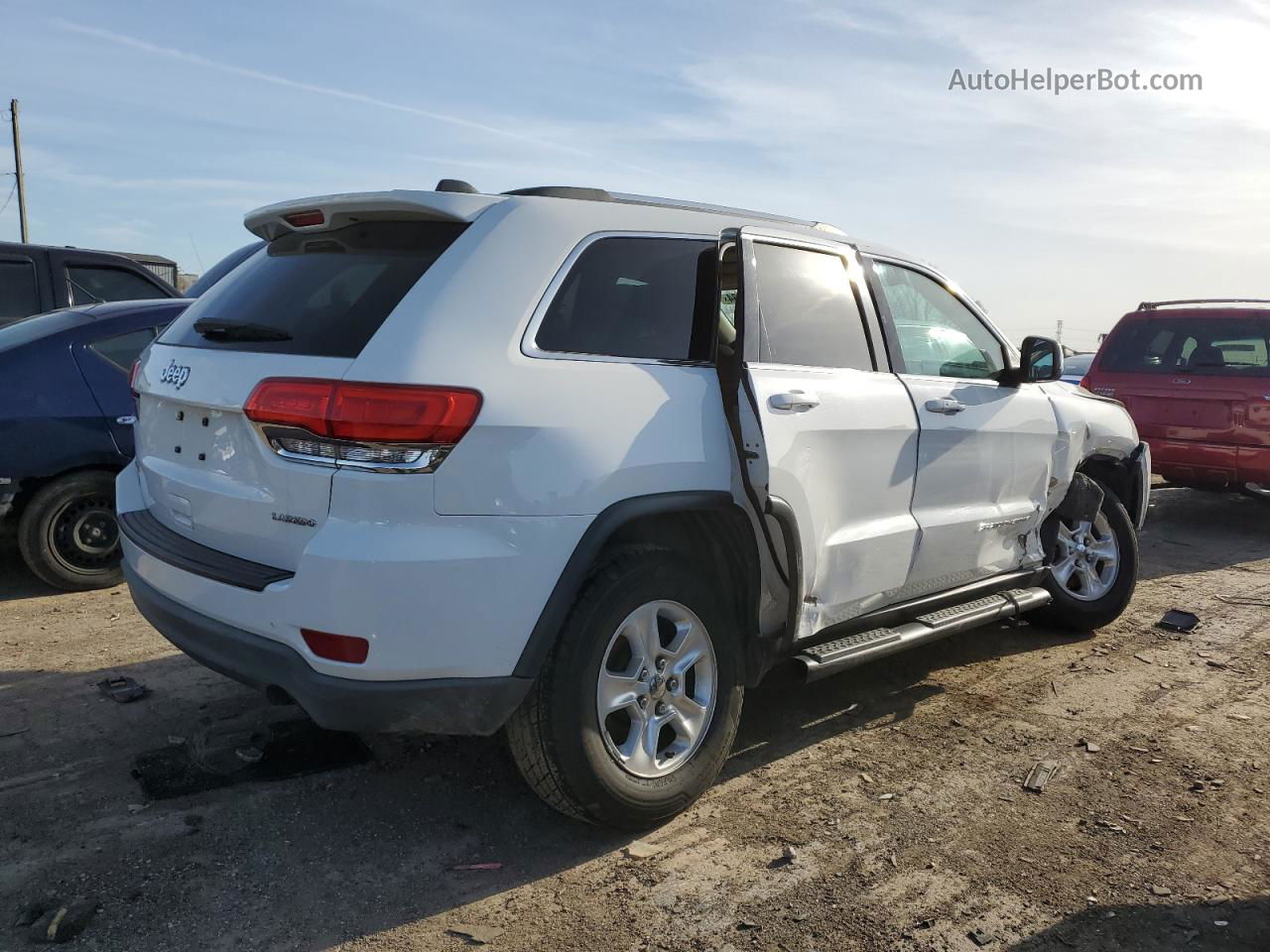 2014 Jeep Grand Cherokee Laredo White vin: 1C4RJFAG0EC186583