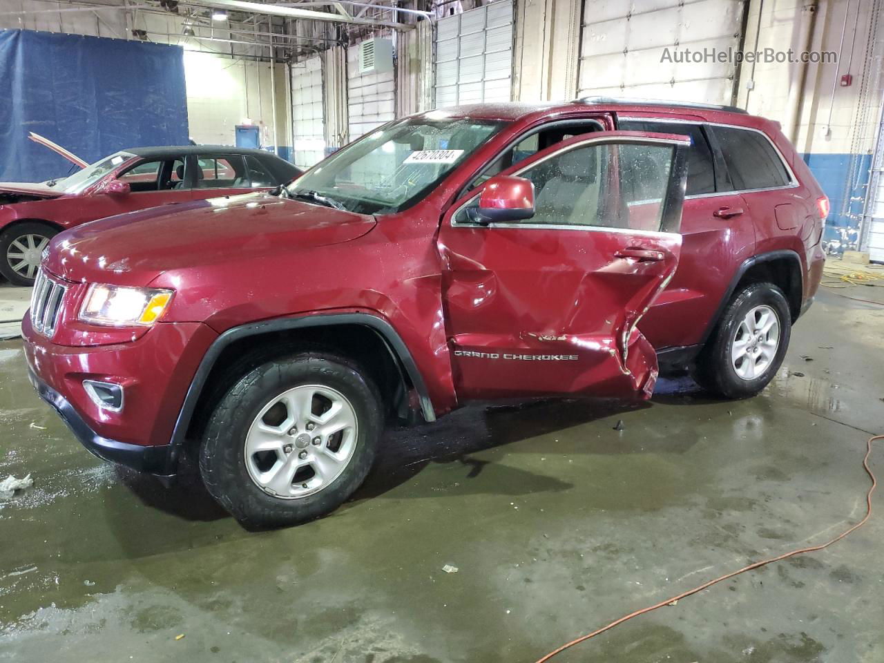 2014 Jeep Grand Cherokee Laredo Burgundy vin: 1C4RJFAG1EC236682