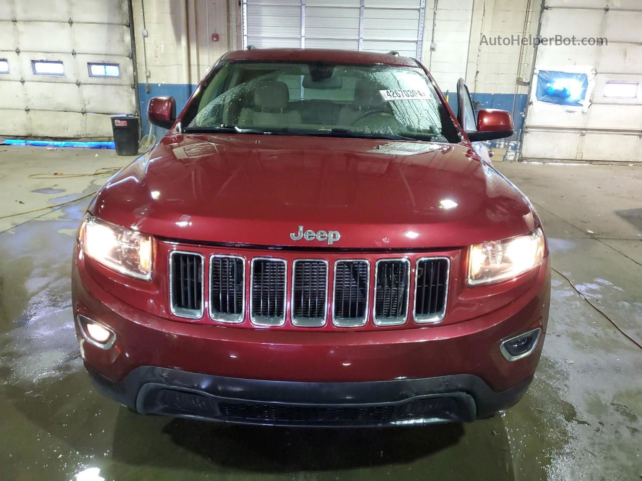 2014 Jeep Grand Cherokee Laredo Burgundy vin: 1C4RJFAG1EC236682