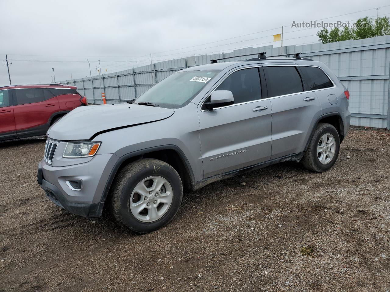 2014 Jeep Grand Cherokee Laredo Silver vin: 1C4RJFAG1EC236732