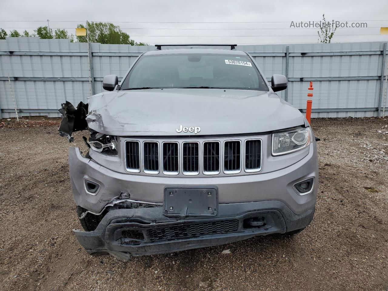 2014 Jeep Grand Cherokee Laredo Silver vin: 1C4RJFAG1EC236732