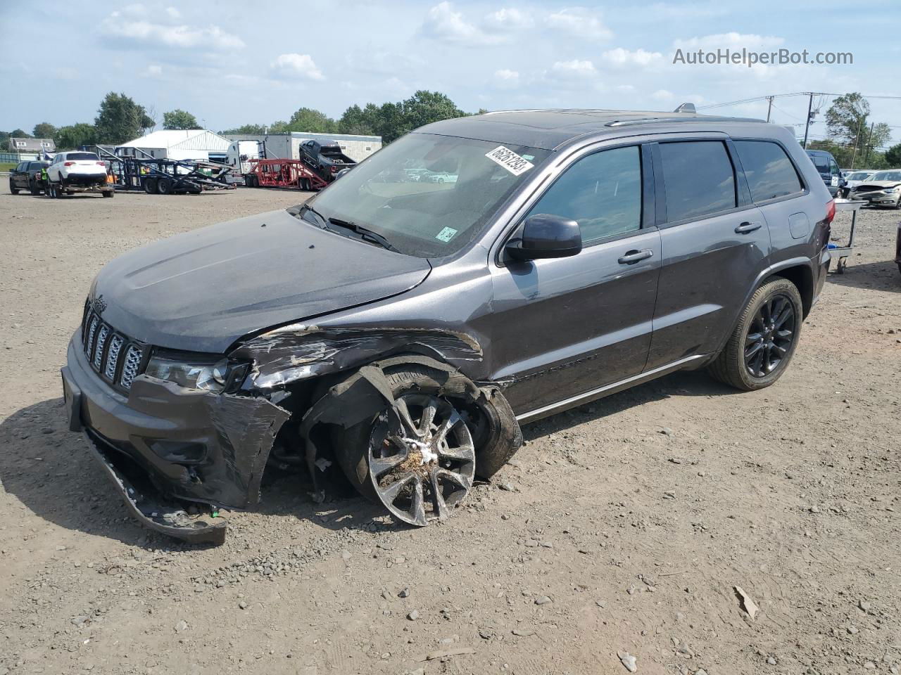 2019 Jeep Grand Cherokee Laredo Серый vin: 1C4RJFAG1KC532829