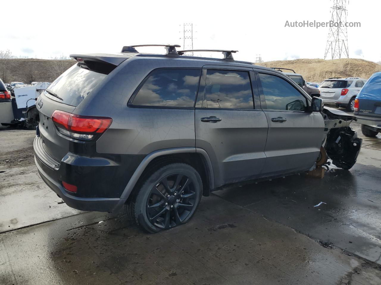 2019 Jeep Grand Cherokee Laredo Серый vin: 1C4RJFAG1KC547623