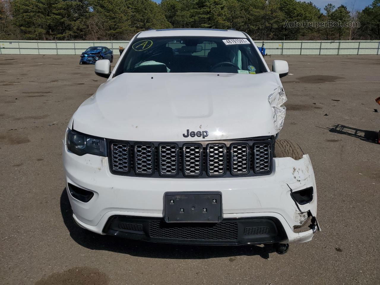 2019 Jeep Grand Cherokee Laredo White vin: 1C4RJFAG1KC629142