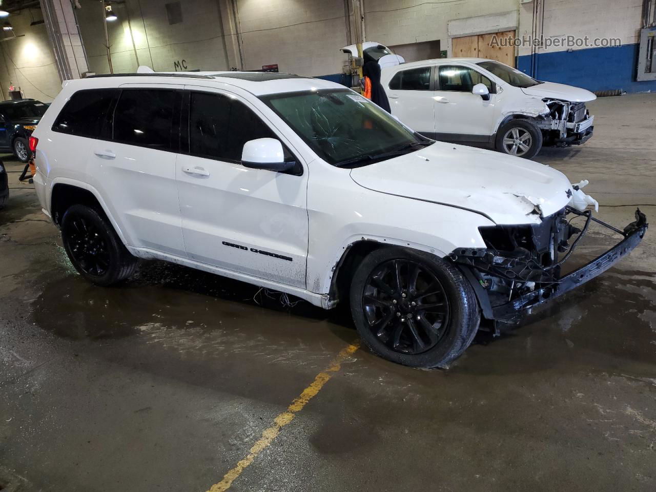 2021 Jeep Grand Cherokee Laredo White vin: 1C4RJFAG1MC530565