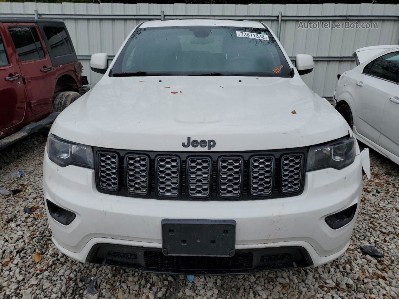 2021 Jeep Grand Cherokee Laredo White vin: 1C4RJFAG1MC586926