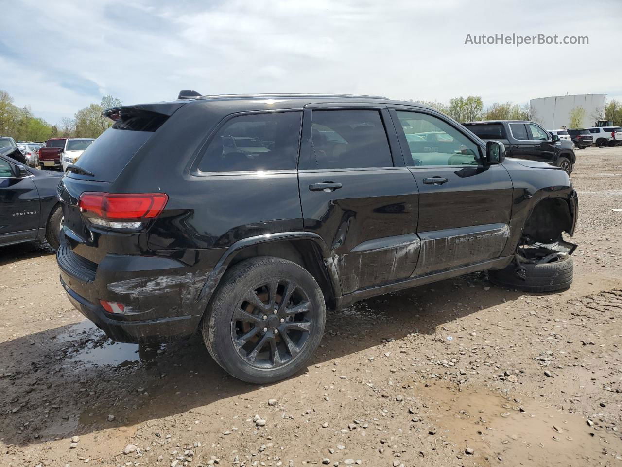 2021 Jeep Grand Cherokee Laredo Черный vin: 1C4RJFAG1MC637261