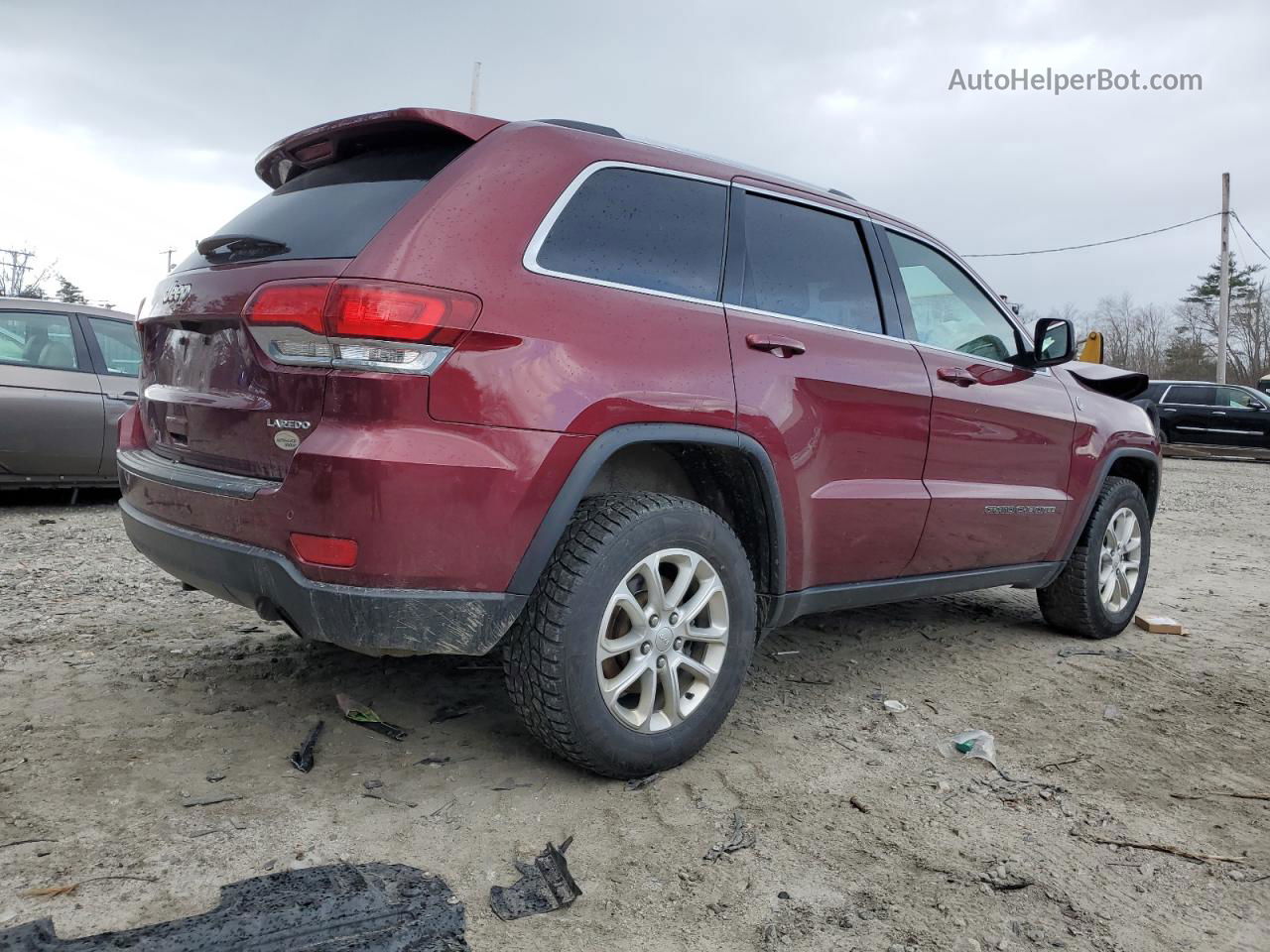 2021 Jeep Grand Cherokee Laredo Красный vin: 1C4RJFAG1MC729759