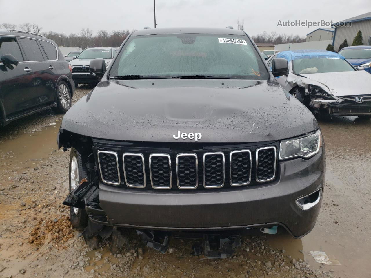 2021 Jeep Grand Cherokee Laredo Серый vin: 1C4RJFAG1MC781876