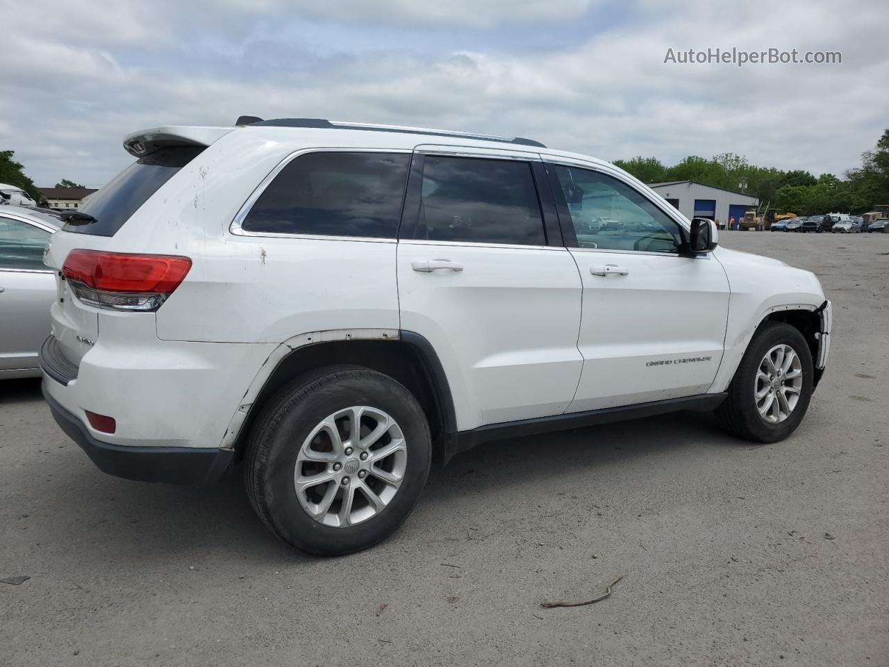 2014 Jeep Grand Cherokee Laredo Белый vin: 1C4RJFAG2EC144111