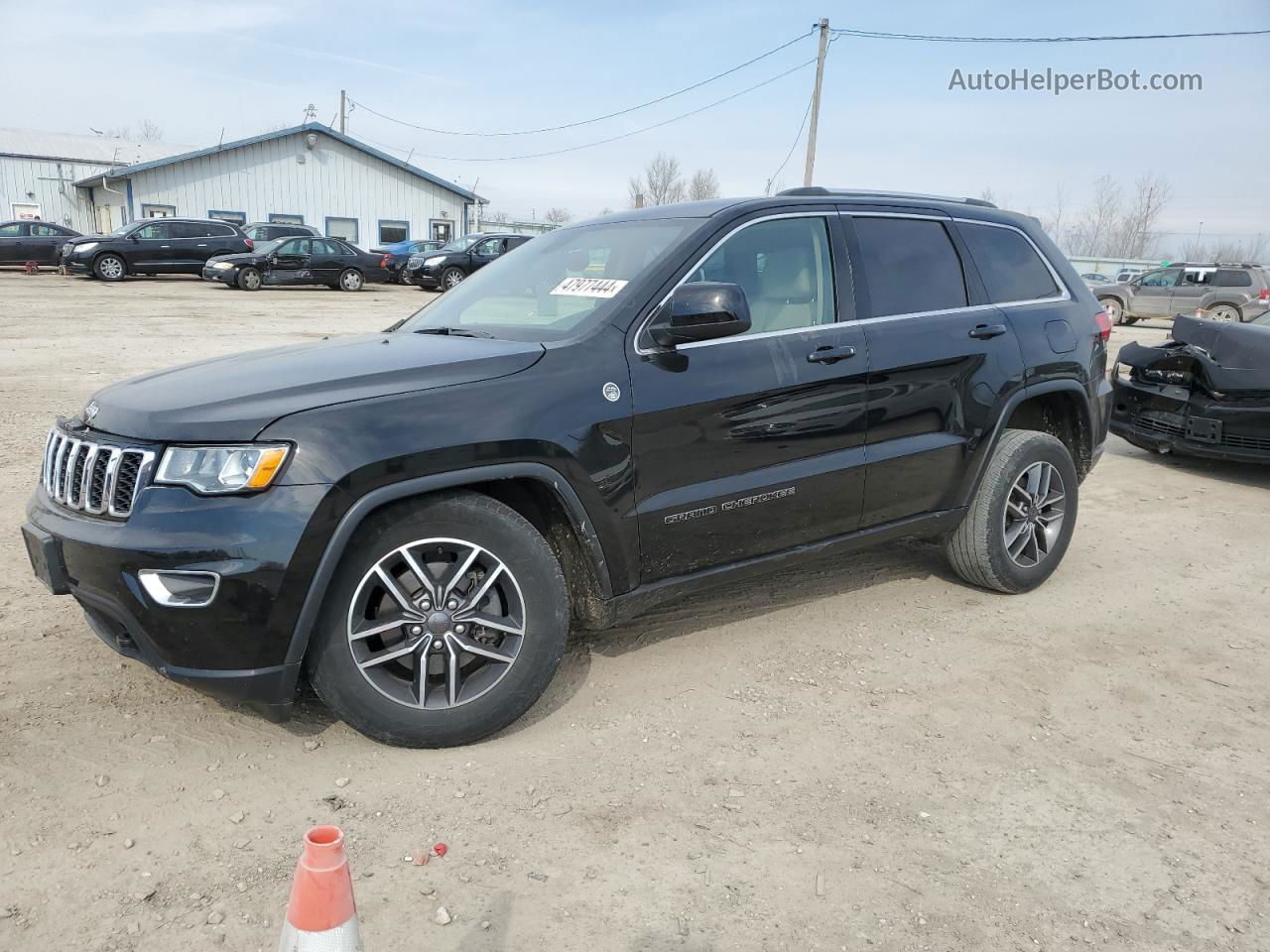 2019 Jeep Grand Cherokee Laredo Black vin: 1C4RJFAG2KC658410