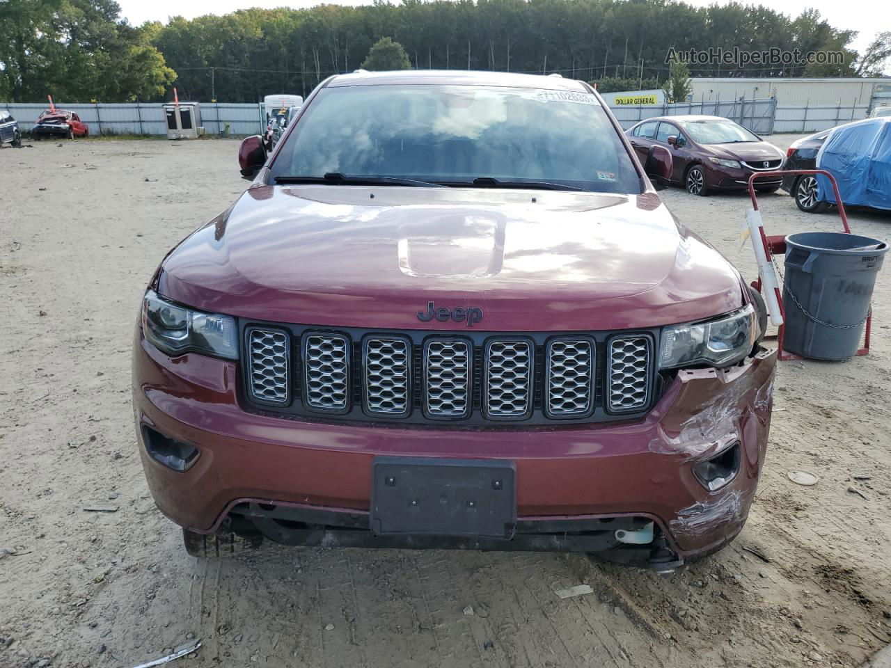 2019 Jeep Grand Cherokee Laredo Красный vin: 1C4RJFAG2KC668502