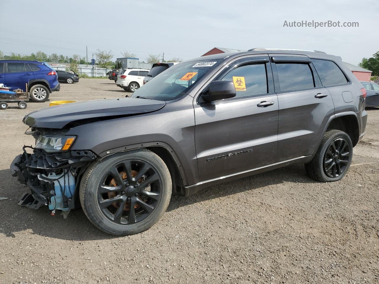 2021 Jeep Grand Cherokee Laredo Угольный vin: 1C4RJFAG2MC577037