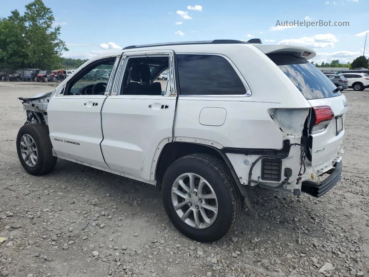 2021 Jeep Grand Cherokee Laredo White vin: 1C4RJFAG2MC674707