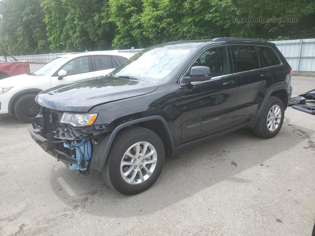 2021 Jeep Grand Cherokee Laredo Black vin: 1C4RJFAG2MC829689