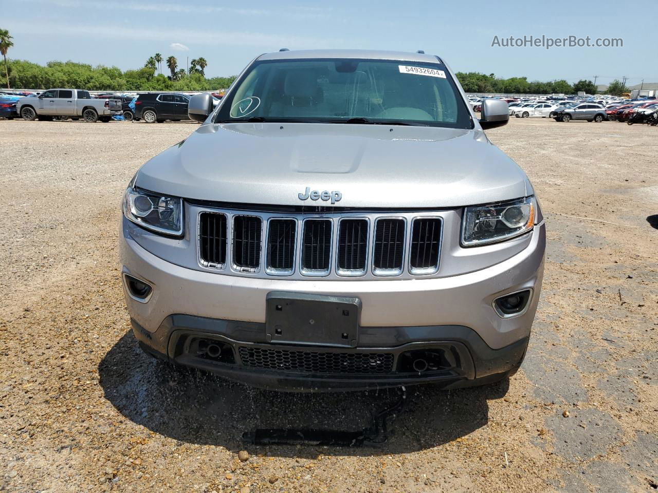 2014 Jeep Grand Cherokee Laredo Серебряный vin: 1C4RJFAG3EC233055