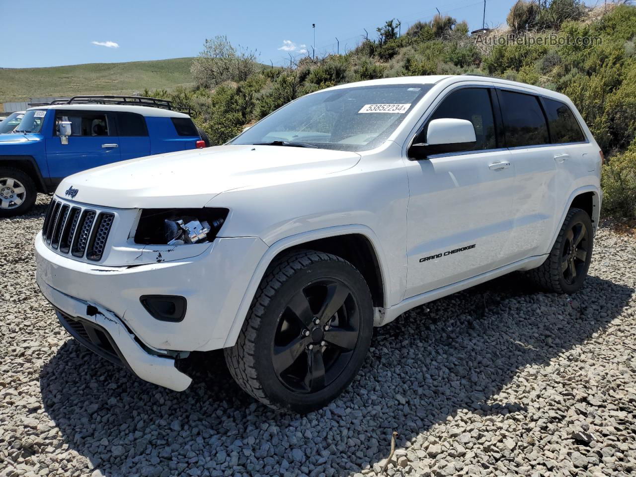 2014 Jeep Grand Cherokee Laredo White vin: 1C4RJFAG3EC479040