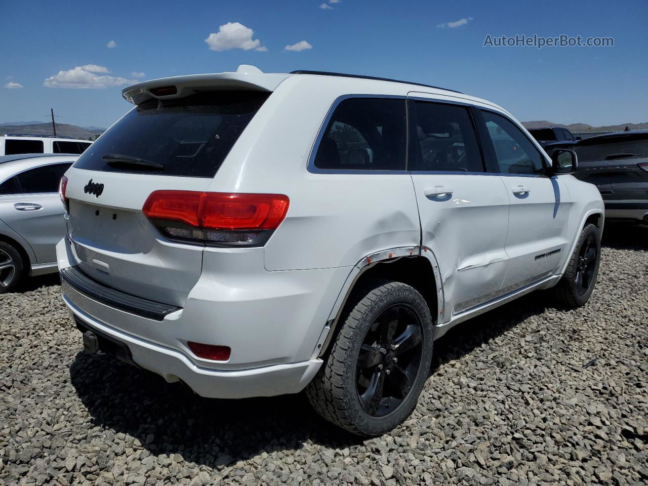 2014 Jeep Grand Cherokee Laredo White vin: 1C4RJFAG3EC479040