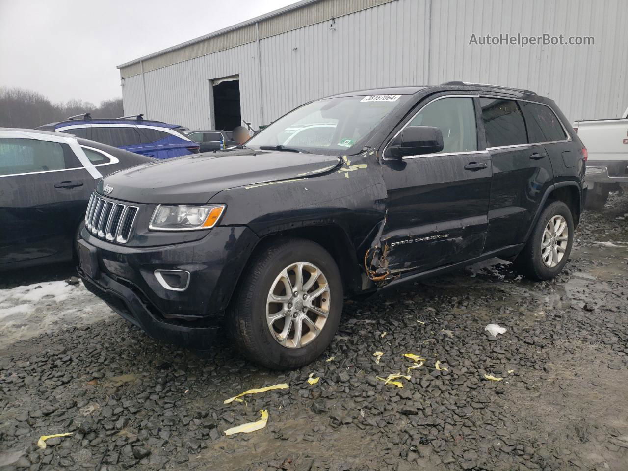 2014 Jeep Grand Cherokee Laredo Black vin: 1C4RJFAG3EC509816