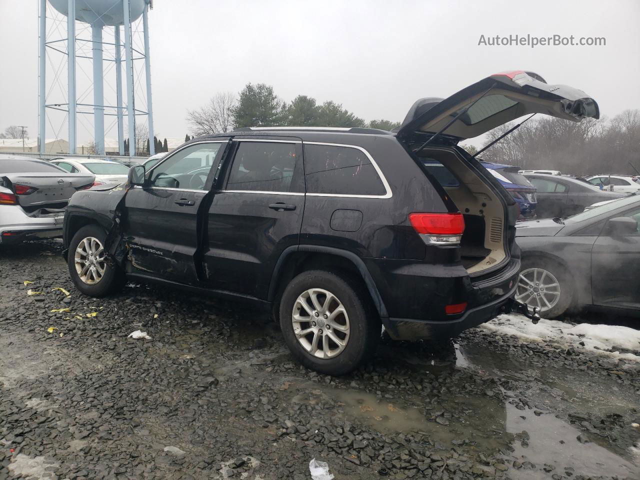 2014 Jeep Grand Cherokee Laredo Black vin: 1C4RJFAG3EC509816