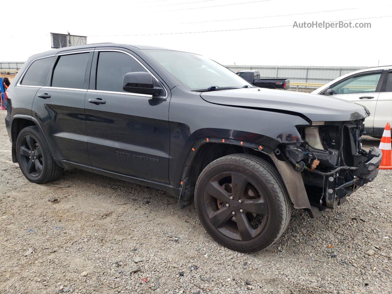 2014 Jeep Grand Cherokee Laredo Black vin: 1C4RJFAG3EC527734