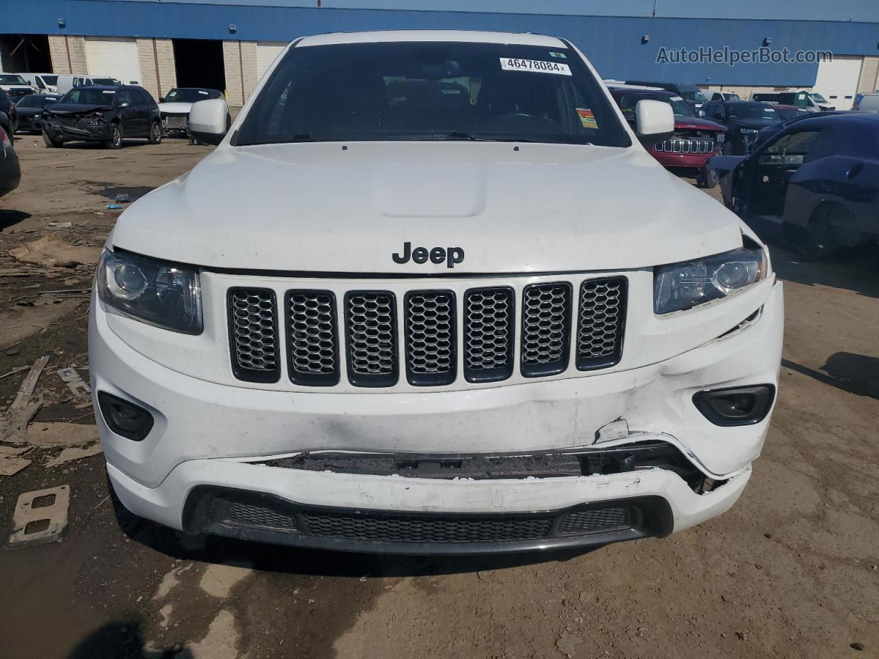 2014 Jeep Grand Cherokee Laredo White vin: 1C4RJFAG3EC571233