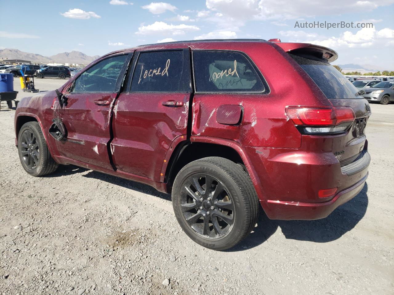 2019 Jeep Grand Cherokee Laredo Бордовый vin: 1C4RJFAG3KC579263