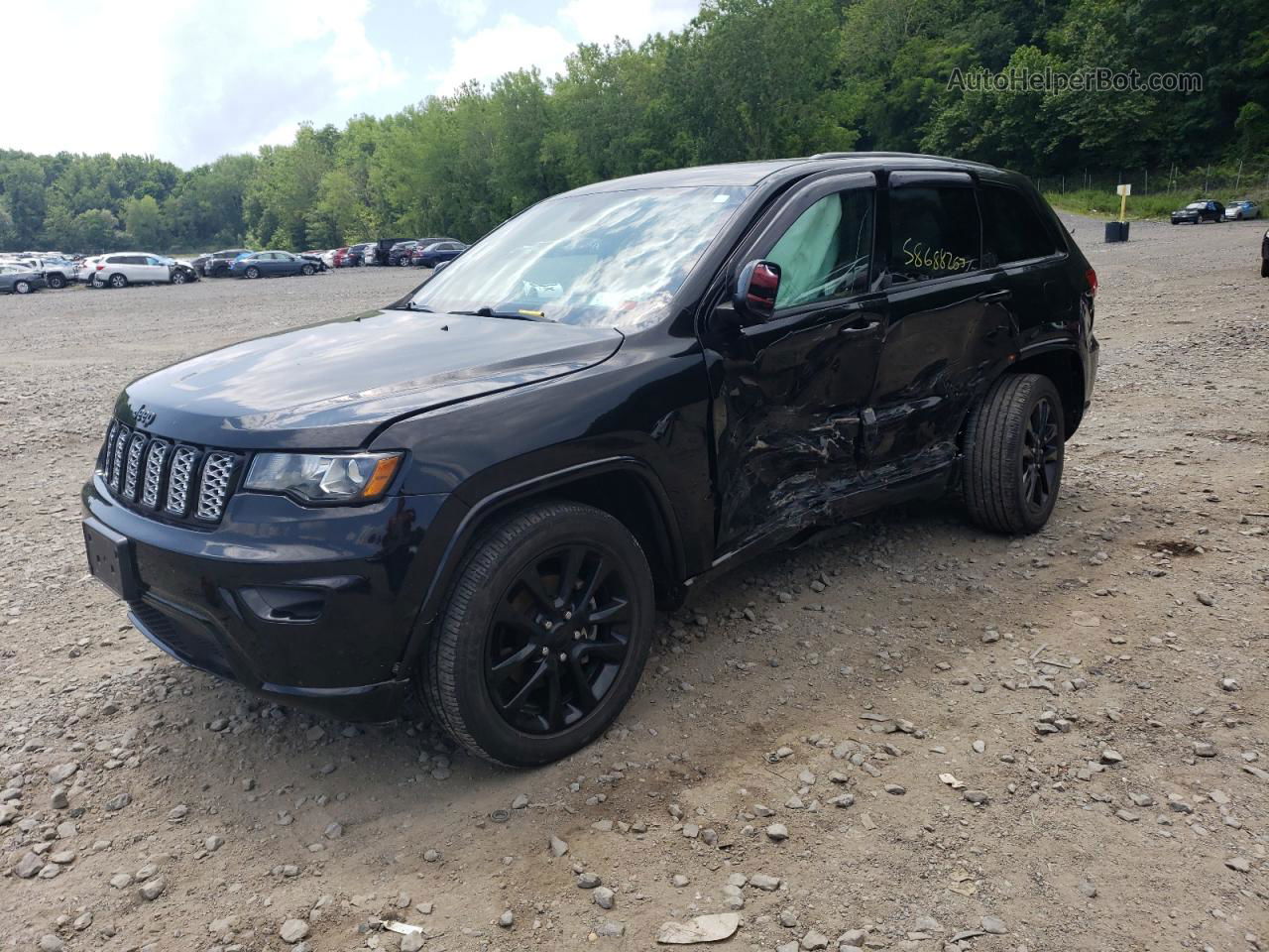 2019 Jeep Grand Cherokee Laredo Black vin: 1C4RJFAG3KC588366