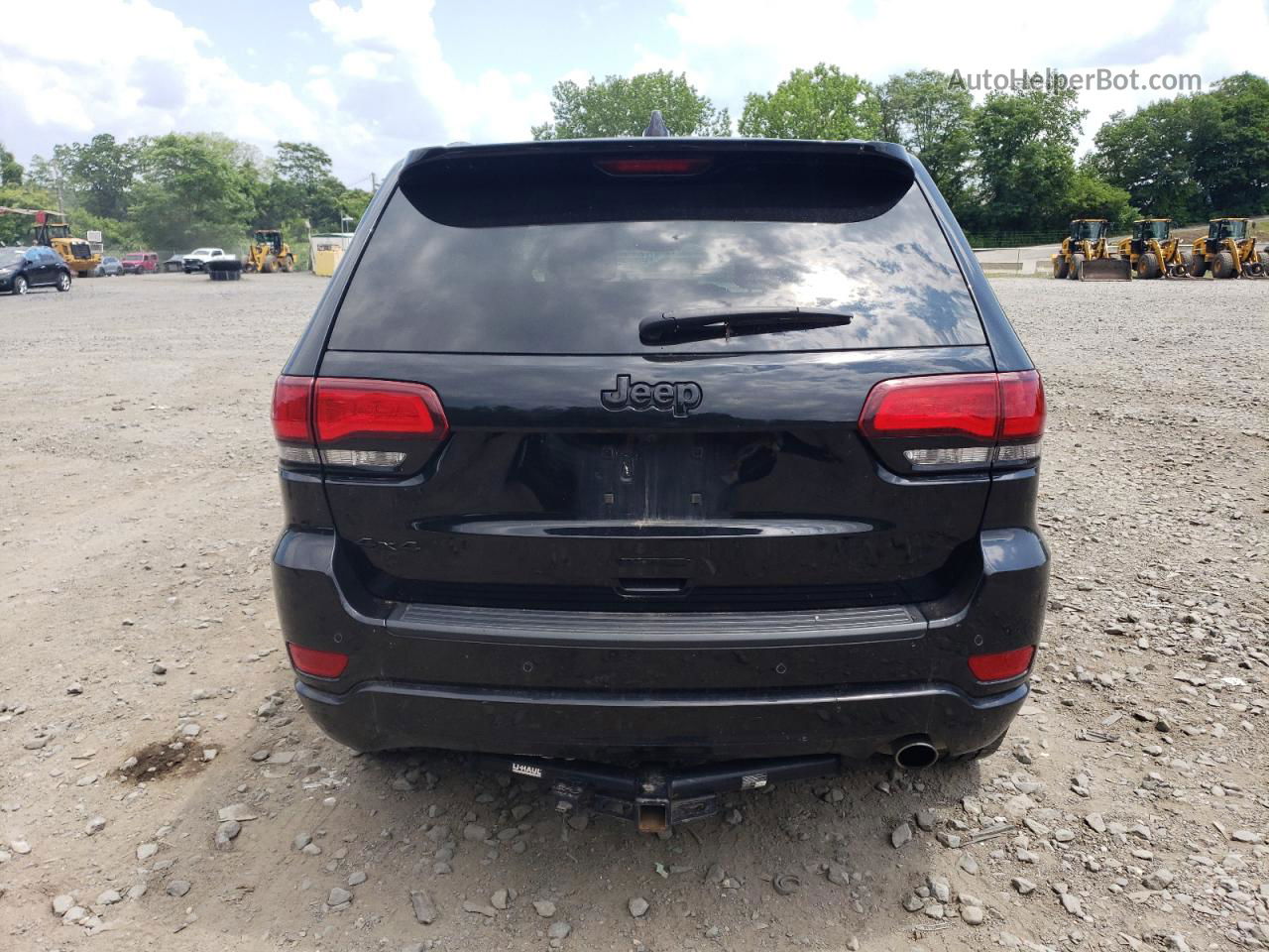 2019 Jeep Grand Cherokee Laredo Черный vin: 1C4RJFAG3KC588366