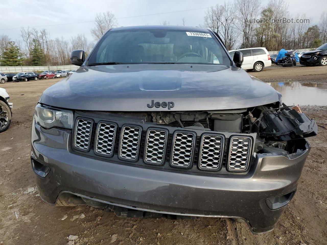 2019 Jeep Grand Cherokee Laredo Gray vin: 1C4RJFAG3KC701913