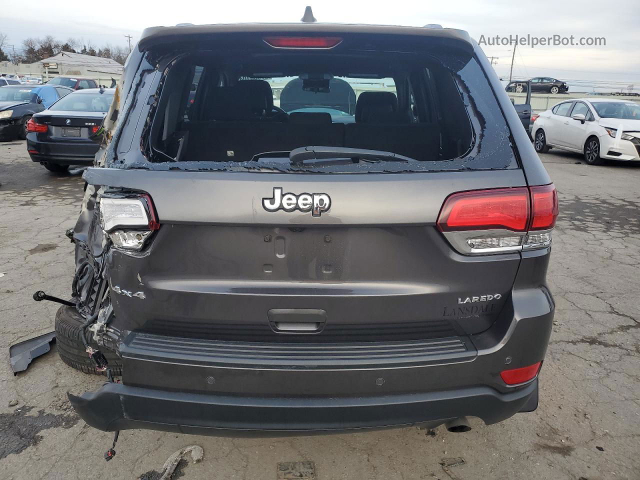 2021 Jeep Grand Cherokee Laredo Gray vin: 1C4RJFAG3MC814778