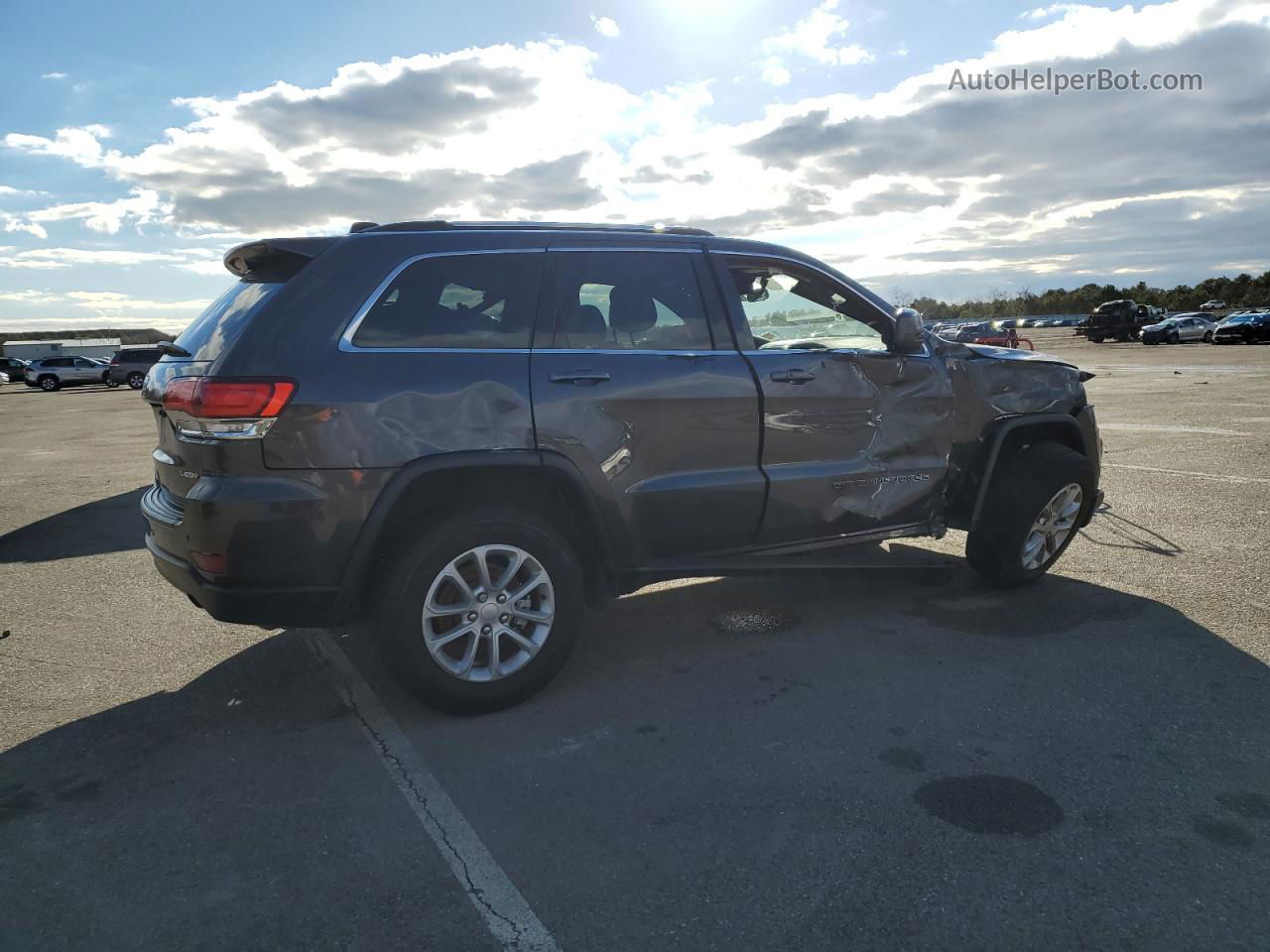 2021 Jeep Grand Cherokee Laredo Gray vin: 1C4RJFAG3MC854956