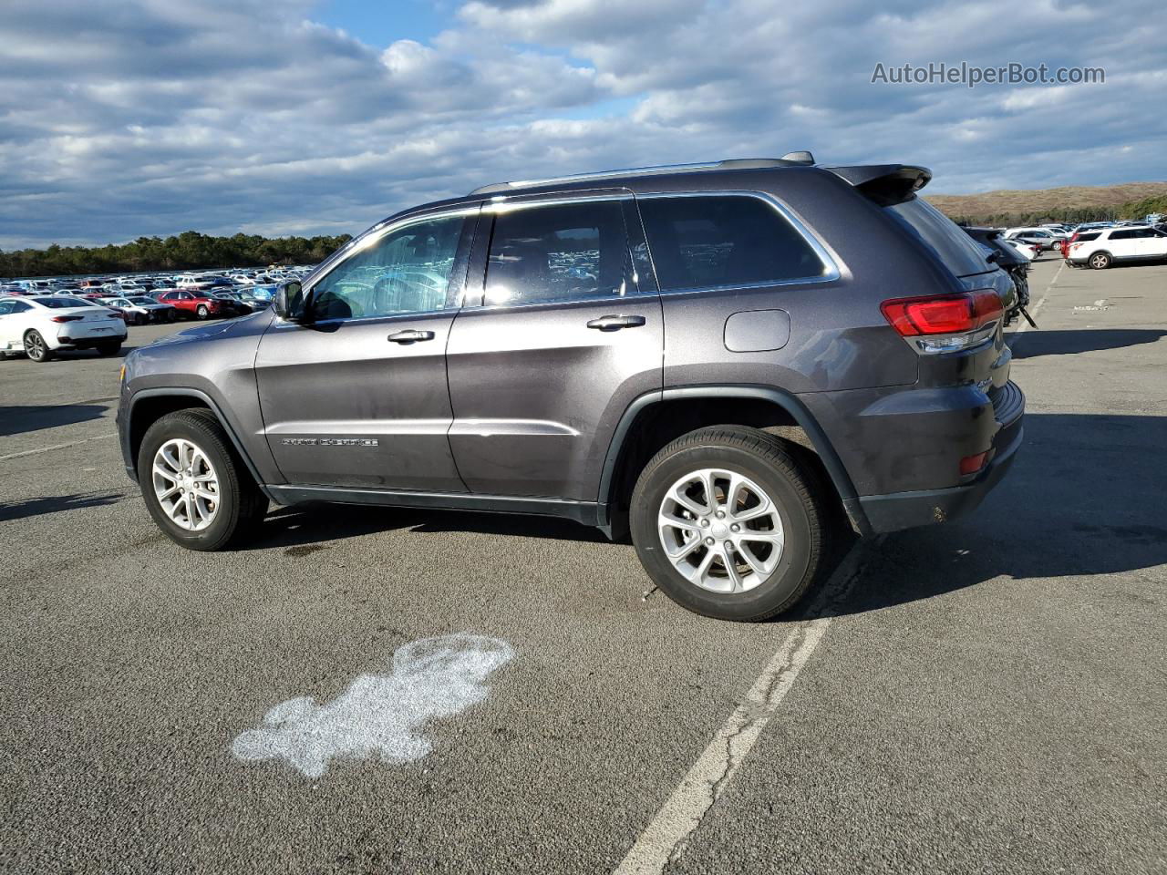 2021 Jeep Grand Cherokee Laredo Серый vin: 1C4RJFAG3MC854956