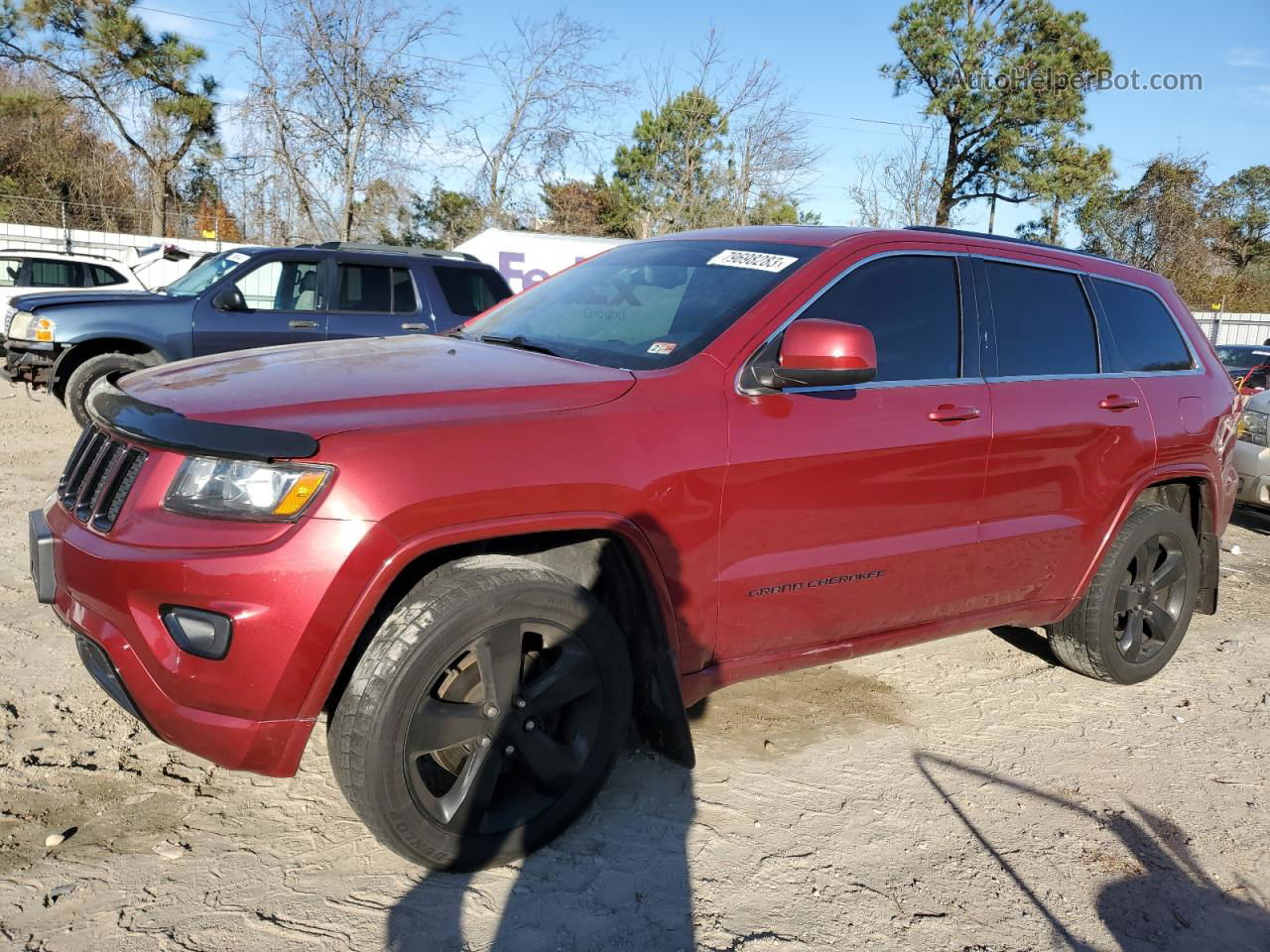 2015 Jeep Grand Cherokee Laredo Красный vin: 1C4RJFAG4FC178116