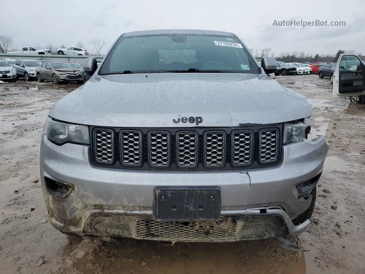 2019 Jeep Grand Cherokee Laredo Silver vin: 1C4RJFAG4KC545493