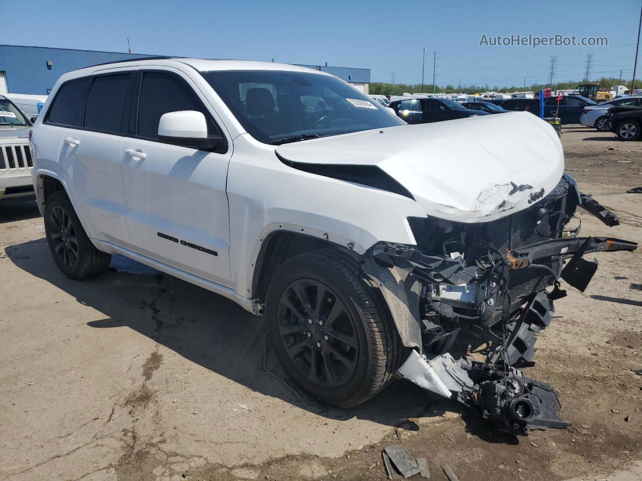 2019 Jeep Grand Cherokee Laredo White vin: 1C4RJFAG4KC562035