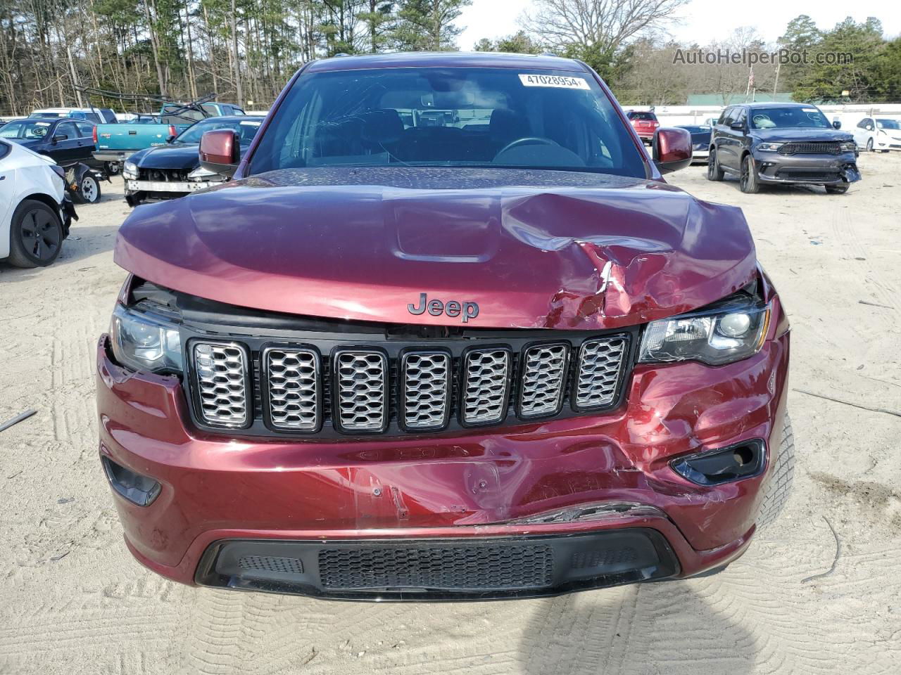 2019 Jeep Grand Cherokee Laredo Red vin: 1C4RJFAG4KC587646