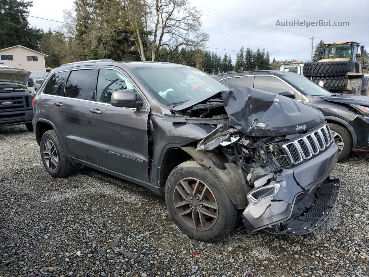 2019 Jeep Grand Cherokee Laredo Угольный vin: 1C4RJFAG4KC771548