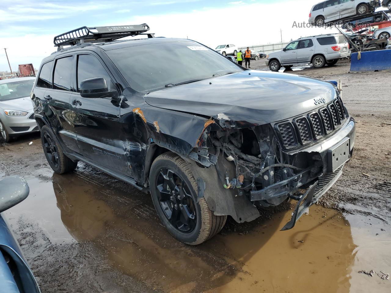 2019 Jeep Grand Cherokee Laredo Black vin: 1C4RJFAG4KC818240