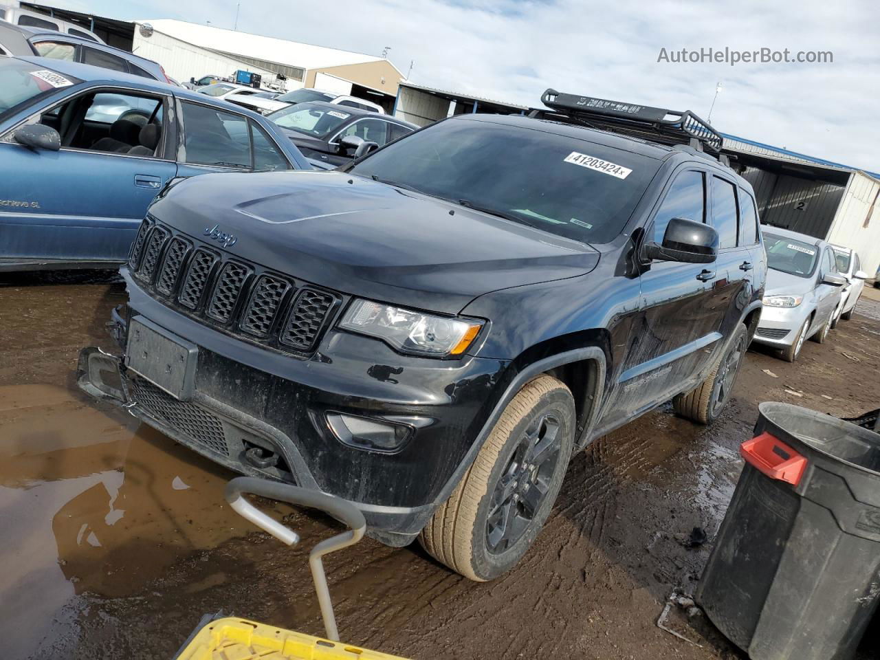 2019 Jeep Grand Cherokee Laredo Black vin: 1C4RJFAG4KC818240