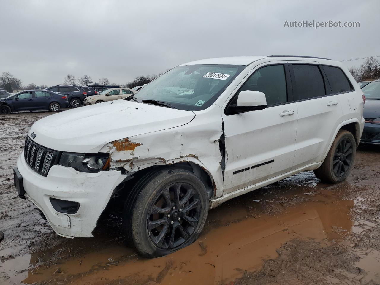 2021 Jeep Grand Cherokee Laredo White vin: 1C4RJFAG4MC734664