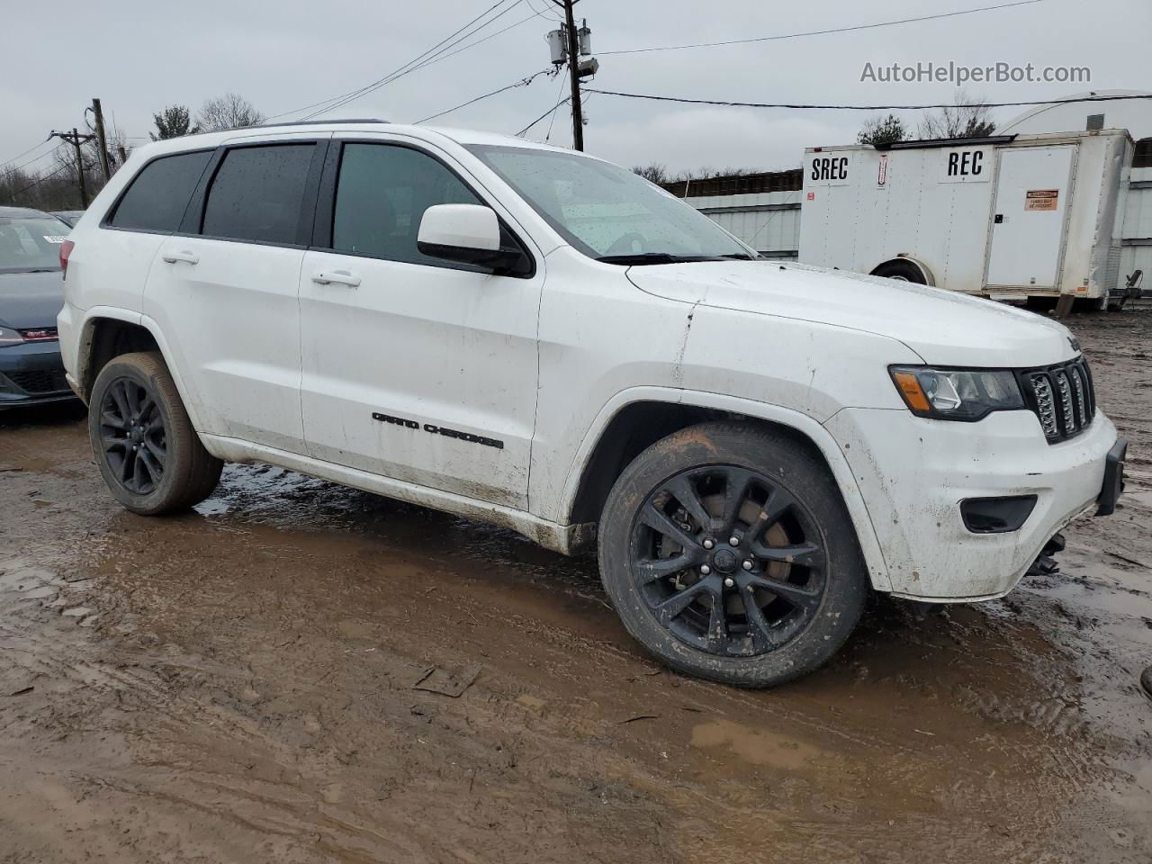 2021 Jeep Grand Cherokee Laredo White vin: 1C4RJFAG4MC734664