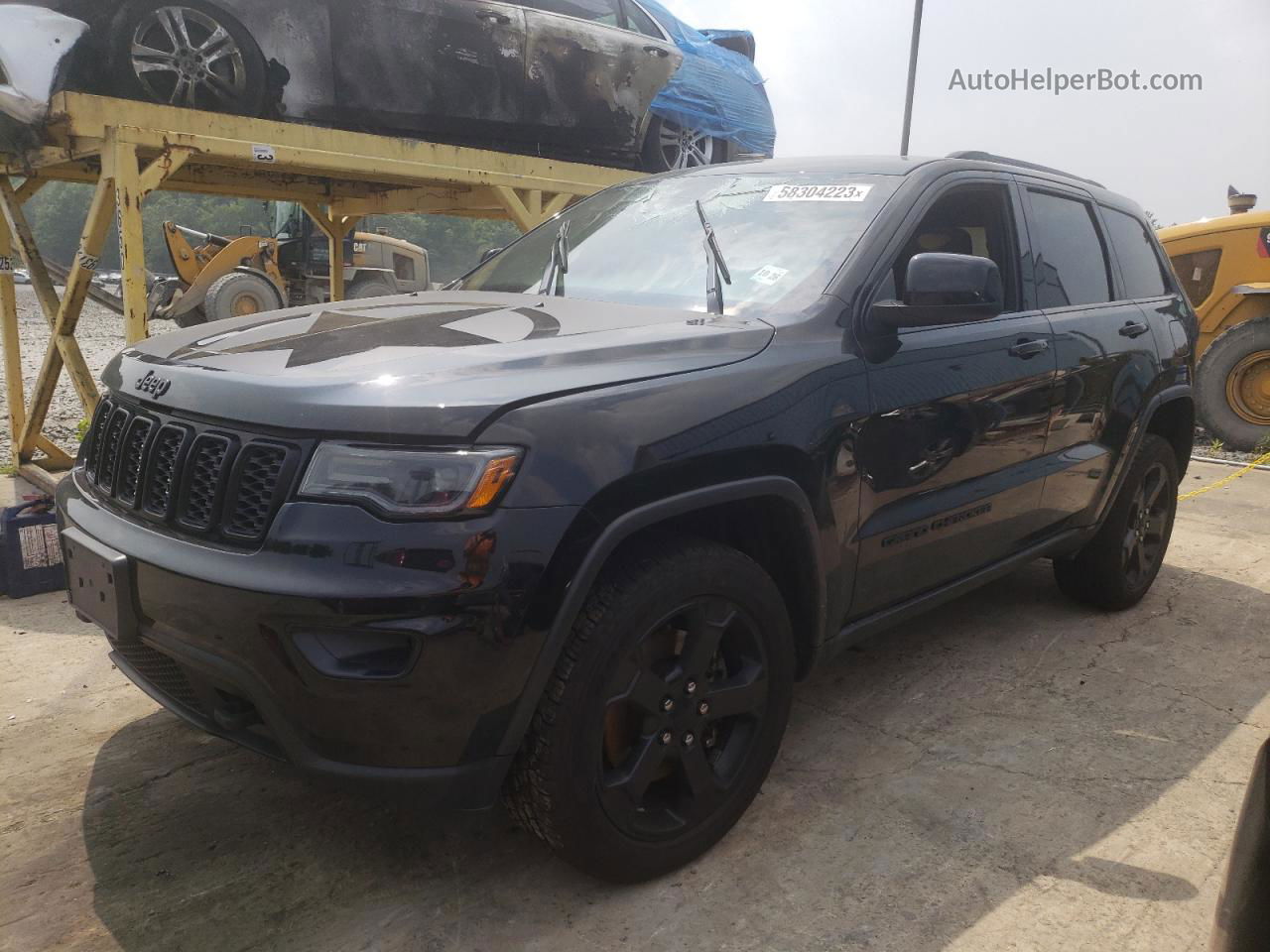 2021 Jeep Grand Cherokee Laredo Черный vin: 1C4RJFAG4MC778227