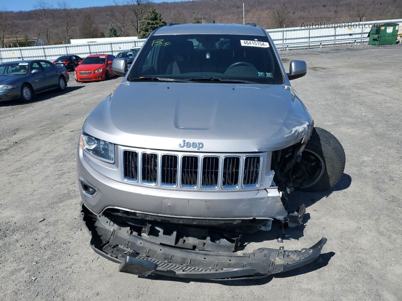 2014 Jeep Grand Cherokee Laredo Silver vin: 1C4RJFAG5EC150582