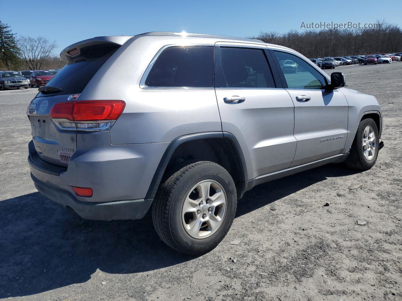 2014 Jeep Grand Cherokee Laredo Silver vin: 1C4RJFAG5EC150582