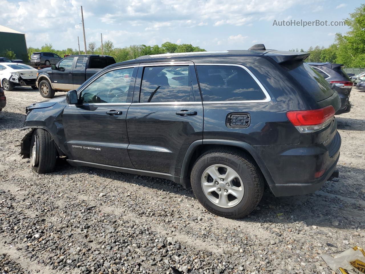 2014 Jeep Grand Cherokee Laredo Black vin: 1C4RJFAG5EC205256